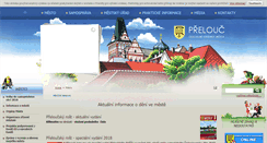 Desktop Screenshot of mestoprelouc.cz